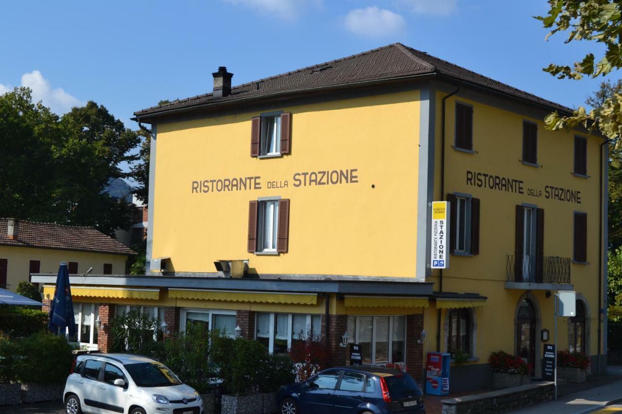 Hotel Della Stazione Maroggia Bagian luar foto